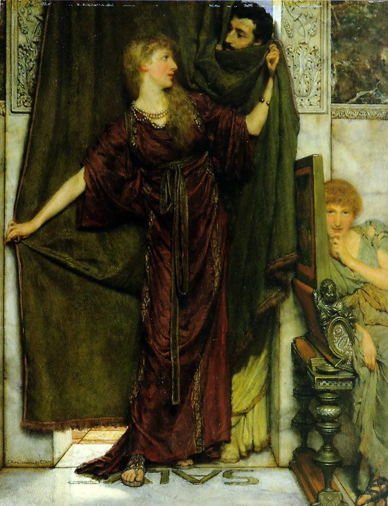 Sir Lawrence Alma-Tadema Not at Home